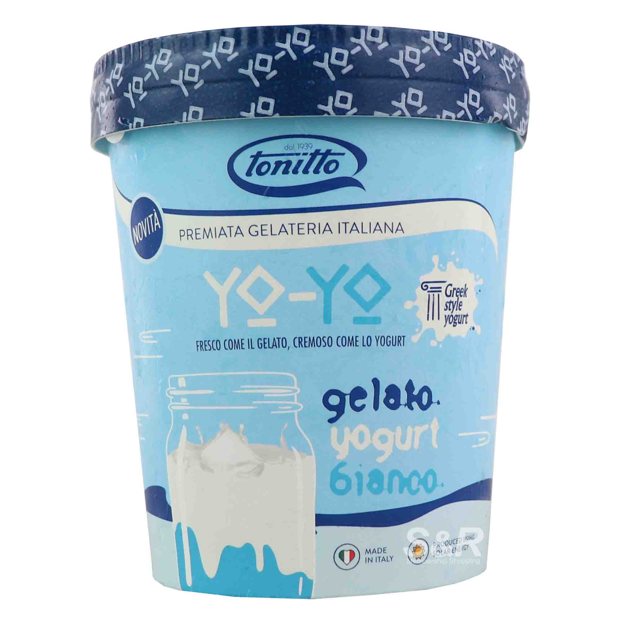 Tonitto Yo-Yo White Greek Style Yogurt Ice Cream 500mL
